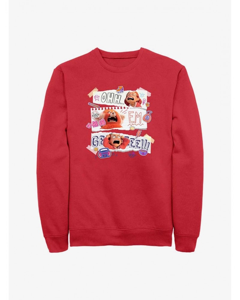 Disney Pixar Turning Red Oh Em Gee Sweatshirt $12.10 Sweatshirts