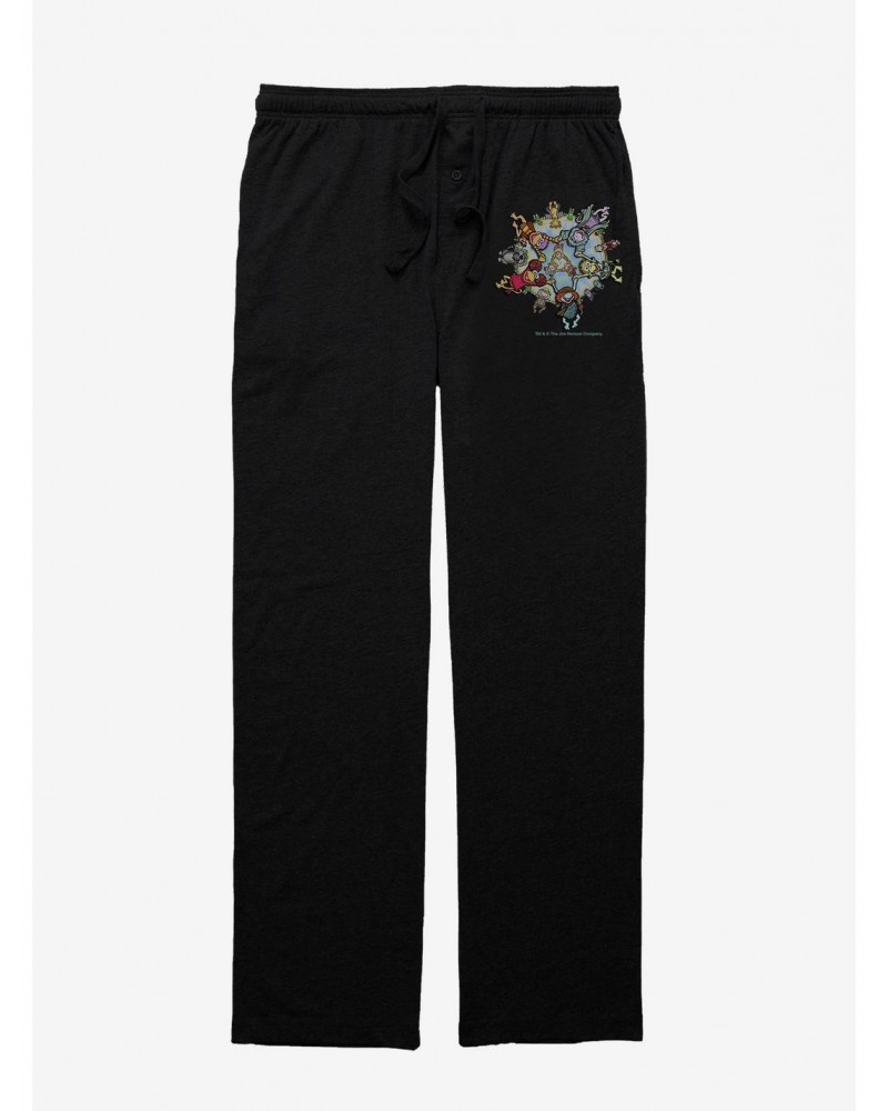 Jim Henson's Fraggle Rock Holding Hands Pajama Pants $9.96 Pants