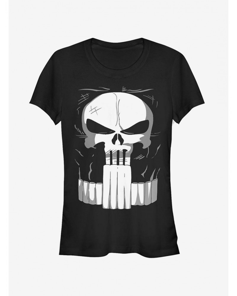 Marvel Halloween Punisher Costume Girls T-Shirt $8.76 T-Shirts