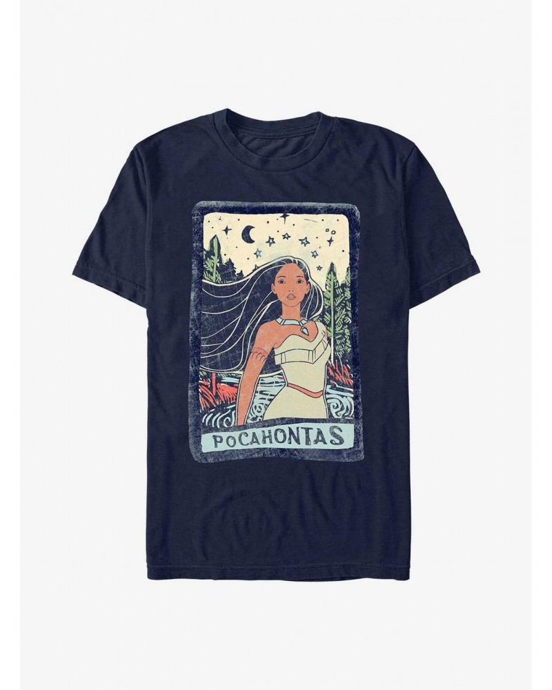 Disney Pocahontas Earth Day Block Print T-Shirt $7.27 T-Shirts
