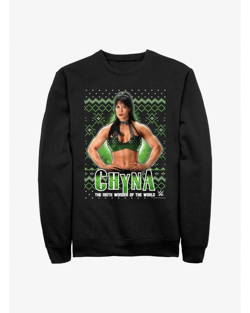 WWE Chyna Ninth Wonder Ugly Christmas Sweatshirt $10.04 Sweatshirts