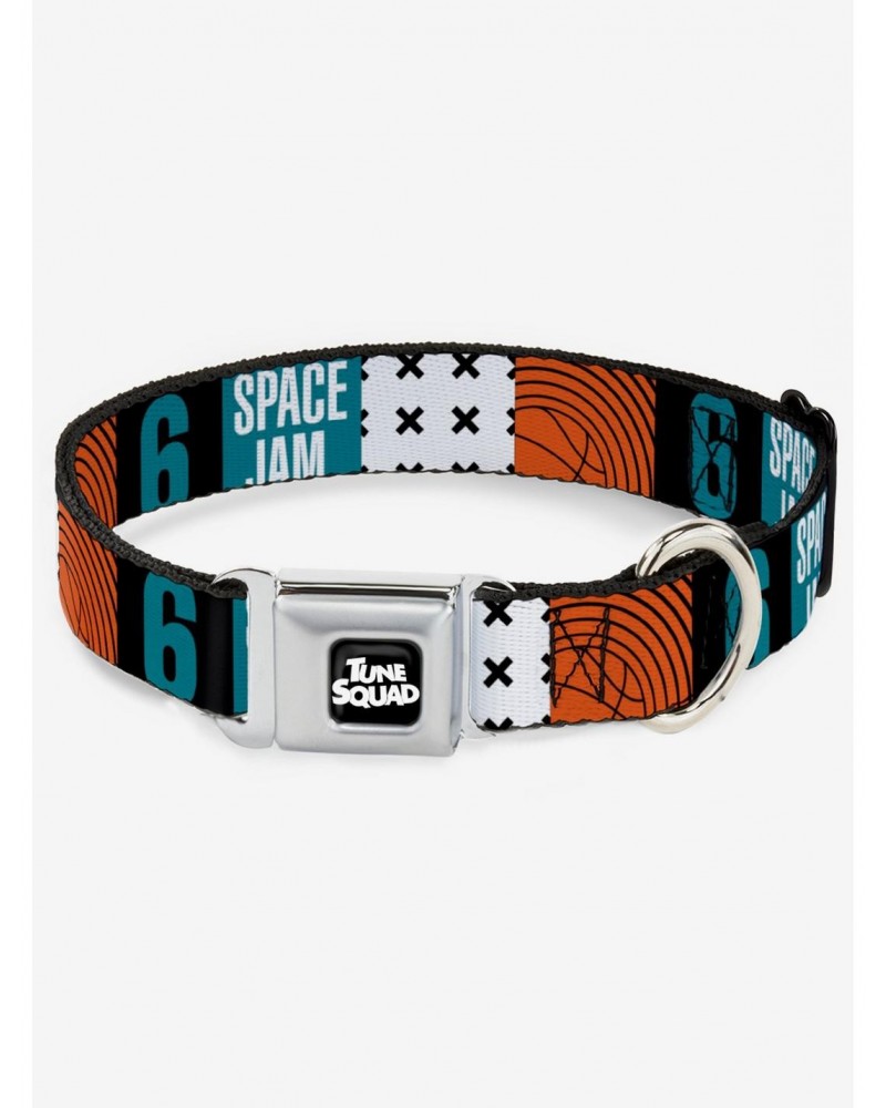 Space Jam Number 6 Blocks Seatbelt Dog Collar $9.62 Pet Collars