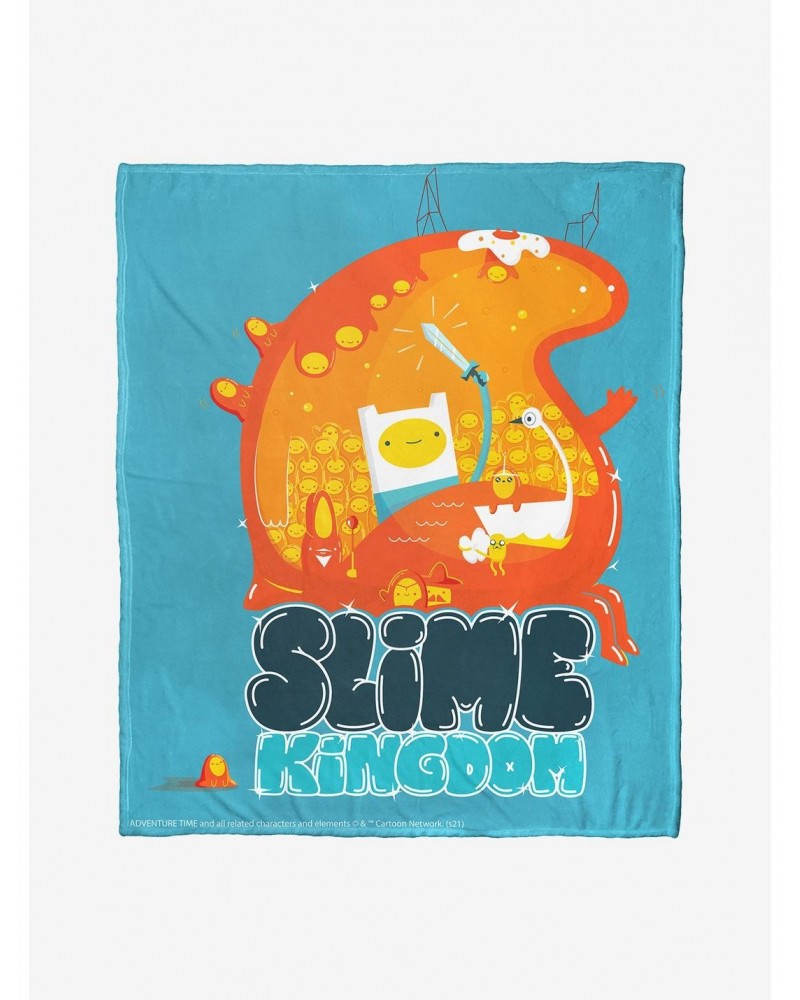 Adventure Time Slime Kingdom Throw Blanket $20.97 Blankets