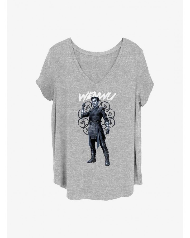 Marvel Shang-Chi and the Legend of the Ten Rings Wenwu Girls T-Shirt Plus Size $10.64 T-Shirts