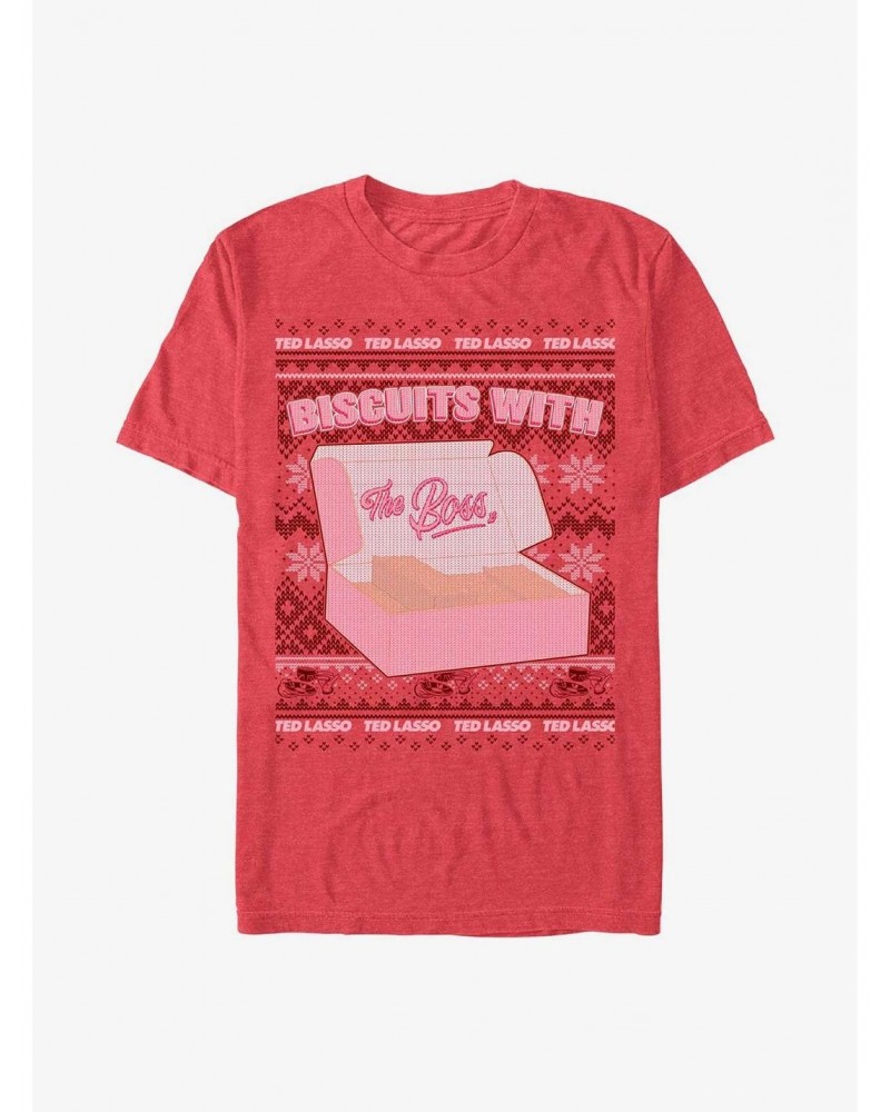 Ted Lasso Biscuits Ugly Sweater T-Shirt $7.45 T-Shirts