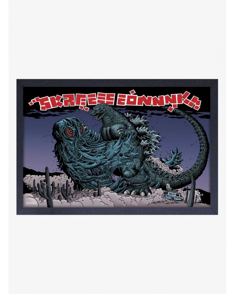 Godzilla Hedorah Framed Wood Wall Art $8.22 Merchandises