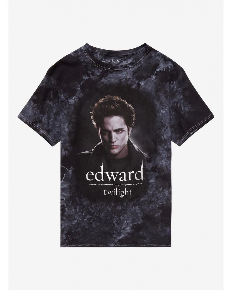 Twilight Edward Grey Wash Boyfriend Fit Girls T-Shirt $6.46 T-Shirts