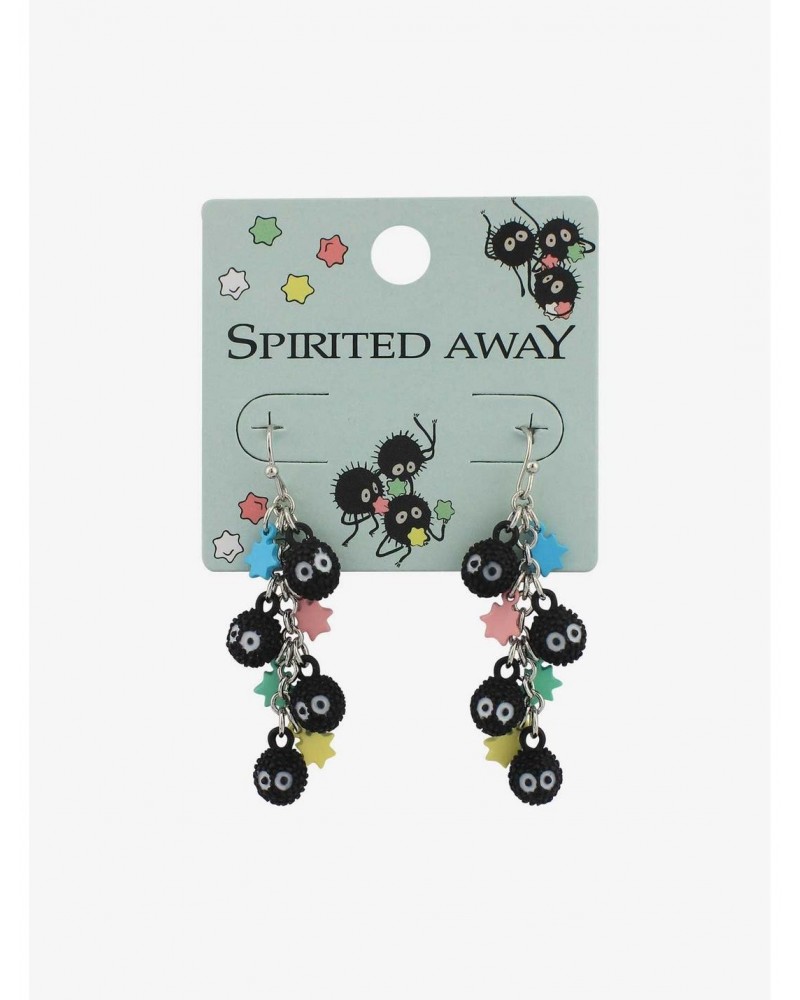 Studio Ghibli Spirited Away Soot Sprites Candy Drop Earrings $4.06 Earrings