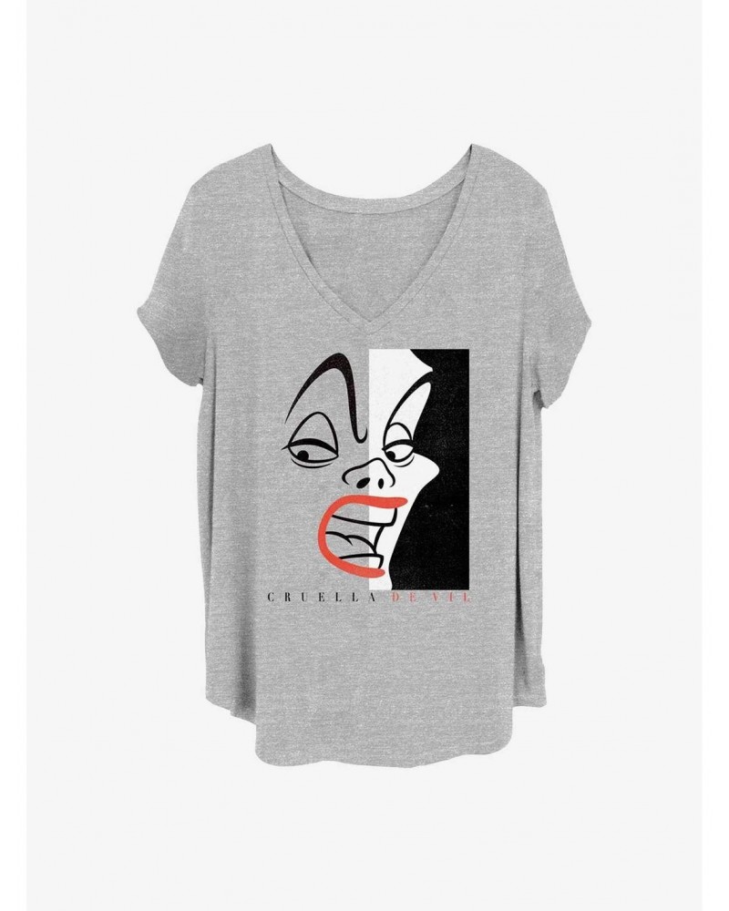 Disney Cruella Cover Girls T-Shirt Plus Size $8.79 T-Shirts
