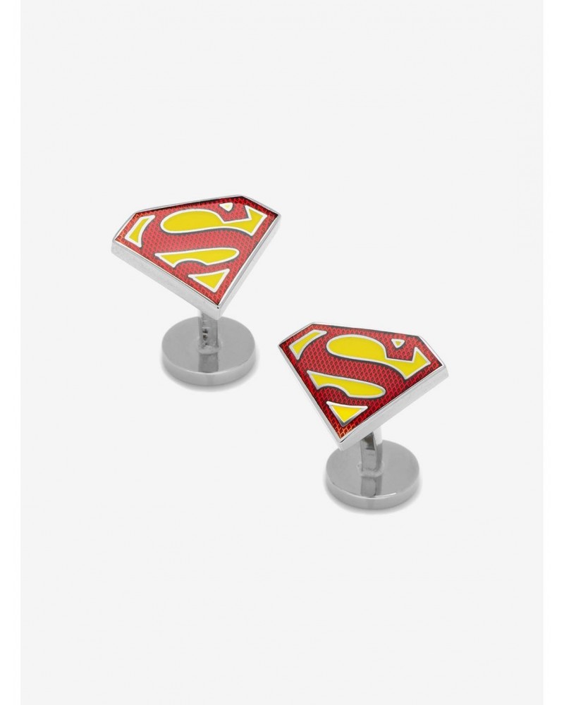 DC Comics Superman Shield Cufflinks $38.45 Cufflinks