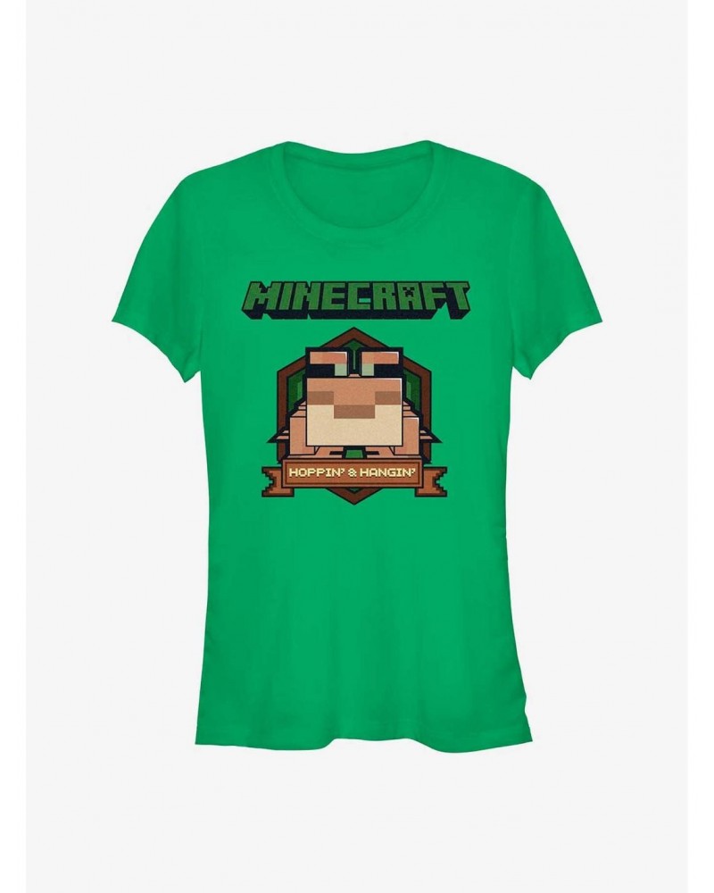 Minecraft Frog Girls T-Shirt $6.37 T-Shirts