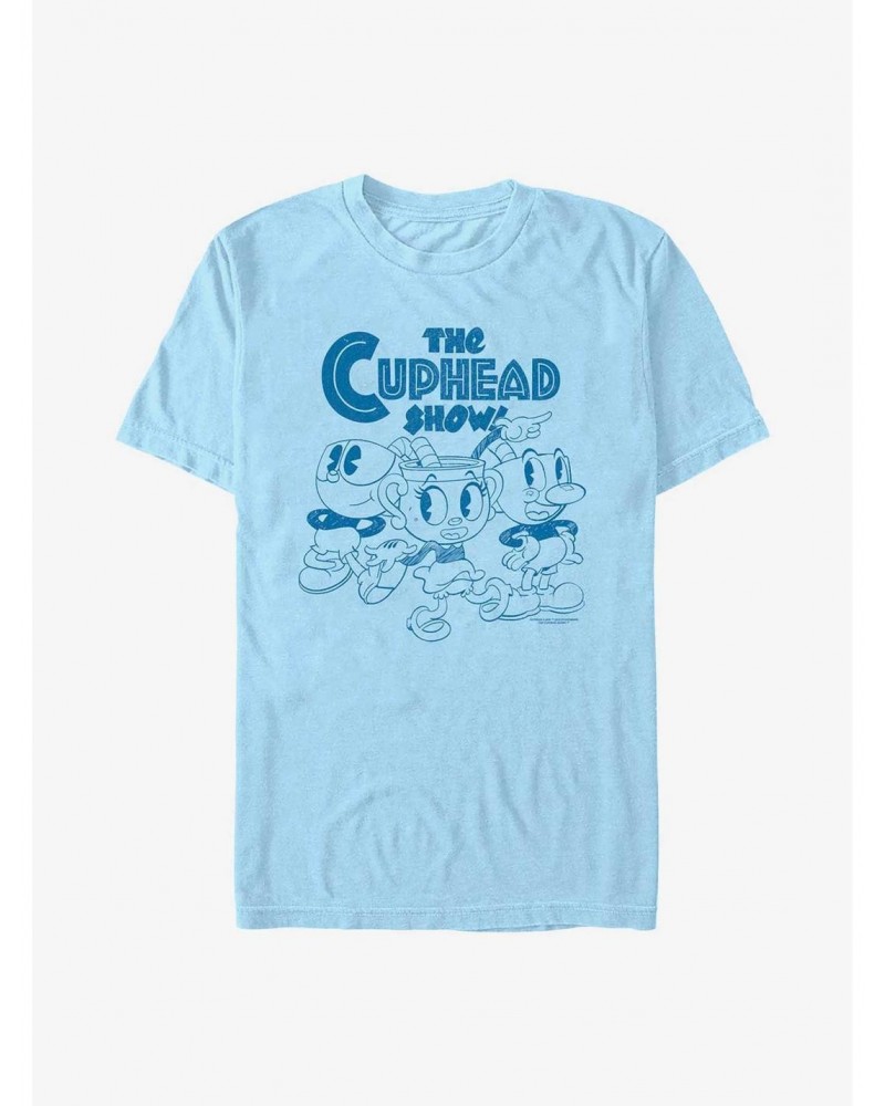 The Cuphead Show! Plucky Three T-Shirt $7.65 T-Shirts